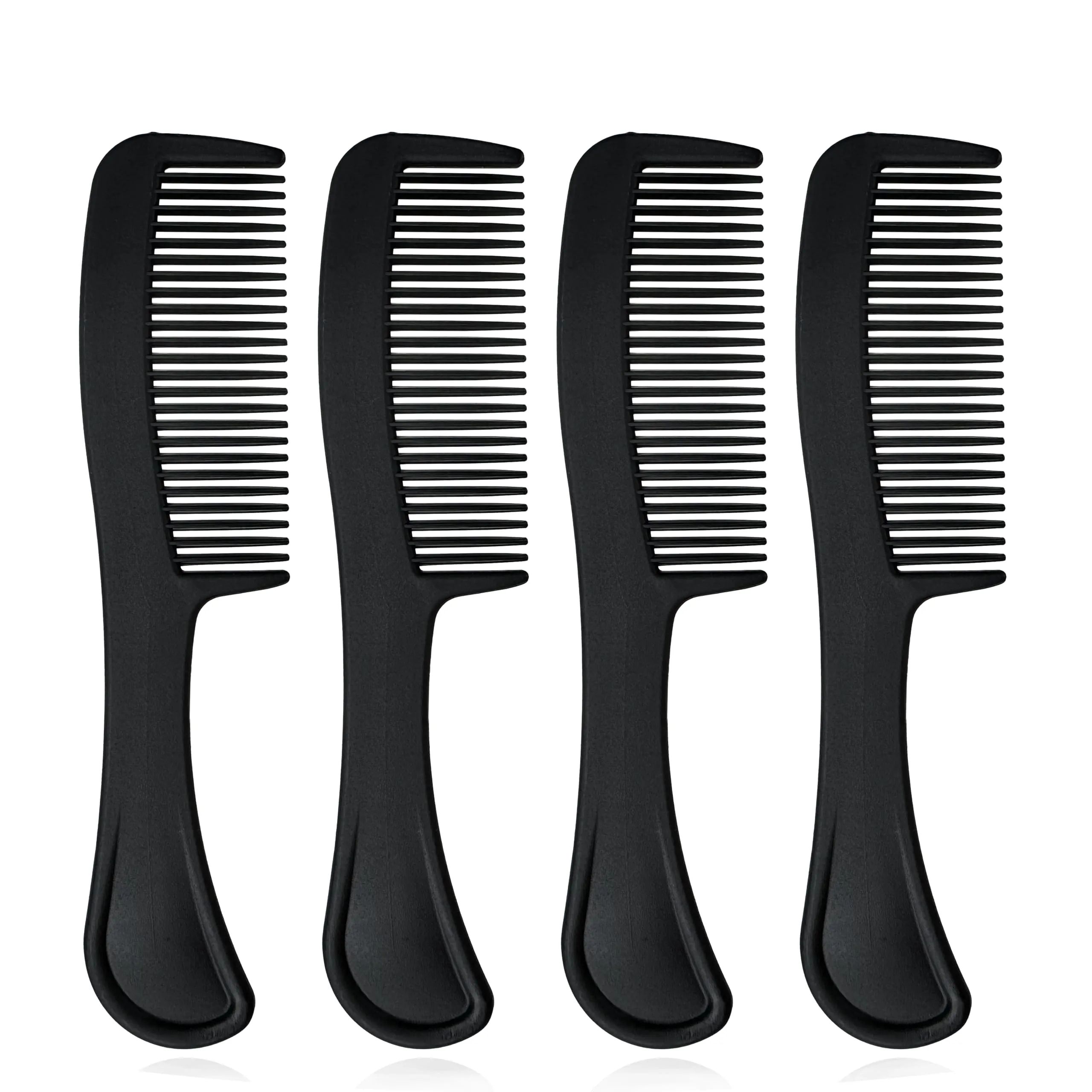 Bulk Hair Combs, Combs Individually Wrapped, Hair Combs in Bulk for Women, Kids, Hotel, Airbnb, Shelter, Homeless, Charity, and Church (Black) (5.9 inches, 100, Count)