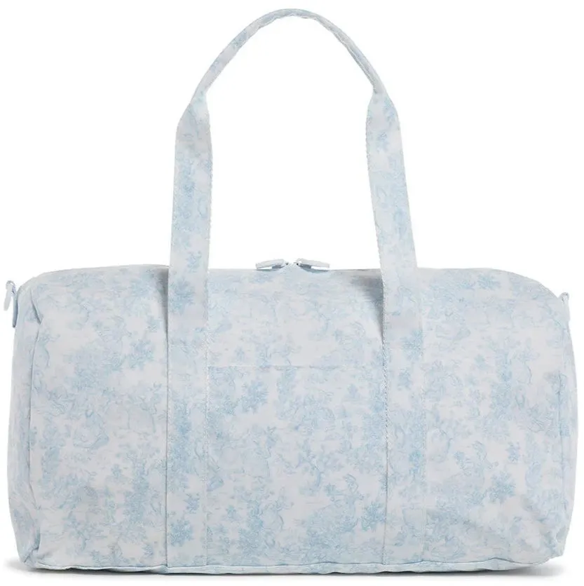 Bunny Toile Blue Weekender Duffel Bag