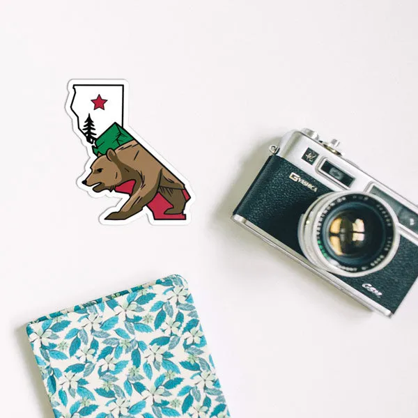 California Flag Sticker