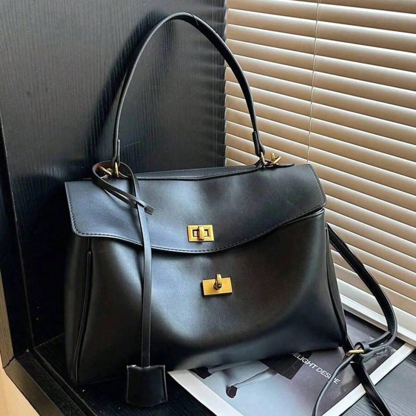 Camille Vegan Leather Tote