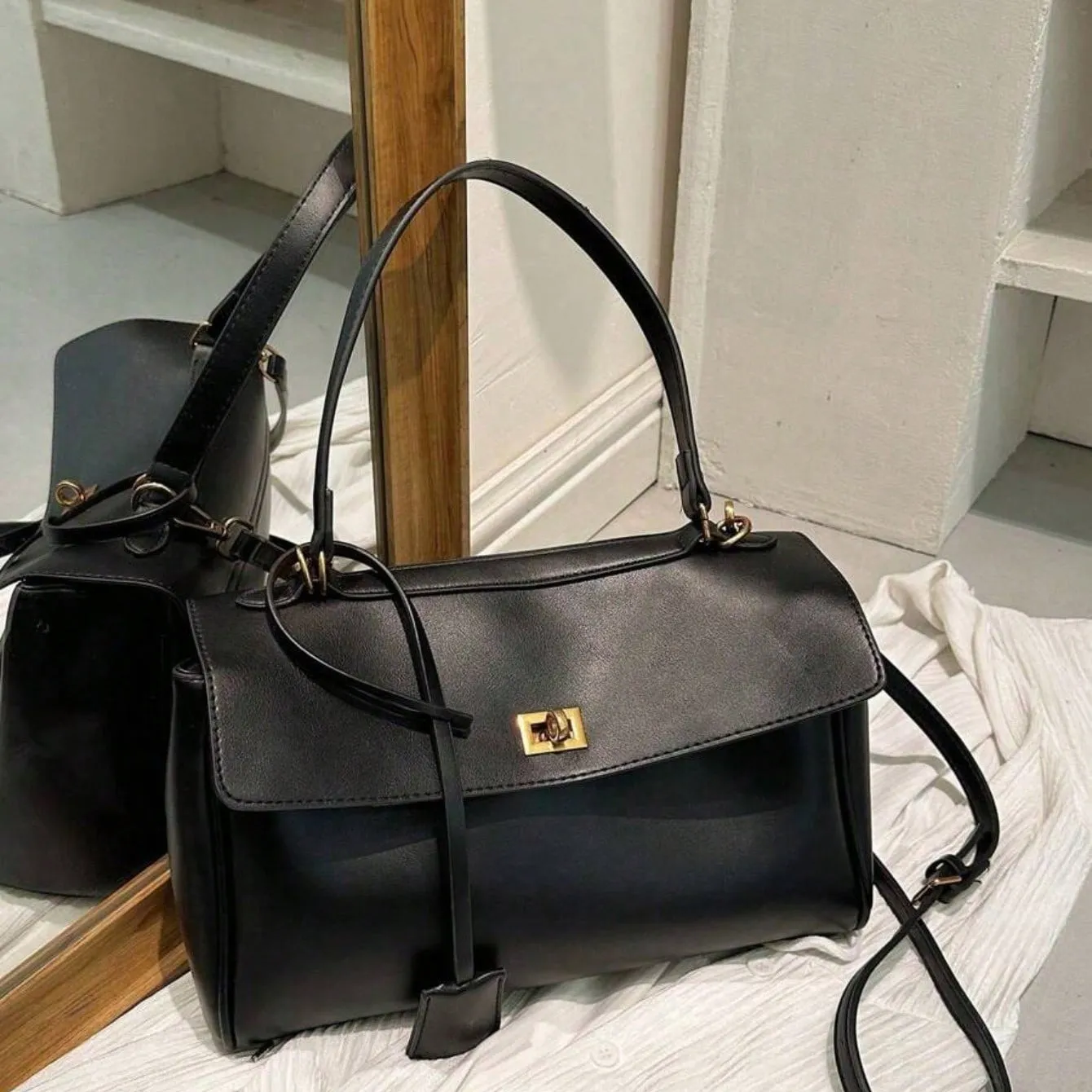 Camille Vegan Leather Tote
