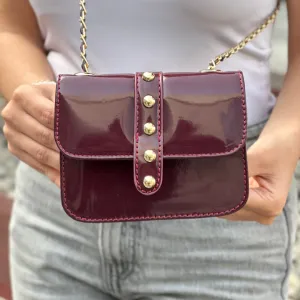 Celeste Charm Burgundy Bag