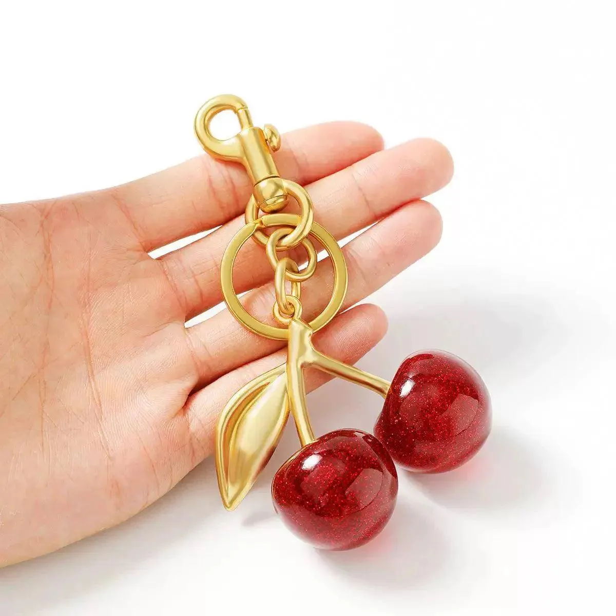 Cherry Bliss Keychain Bag Charm