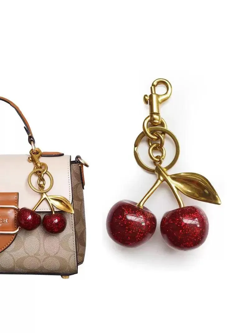 Cherry Bliss Keychain Bag Charm