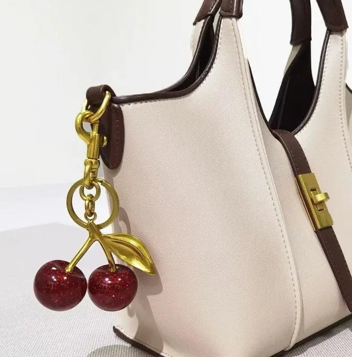 Cherry Bliss Keychain Bag Charm