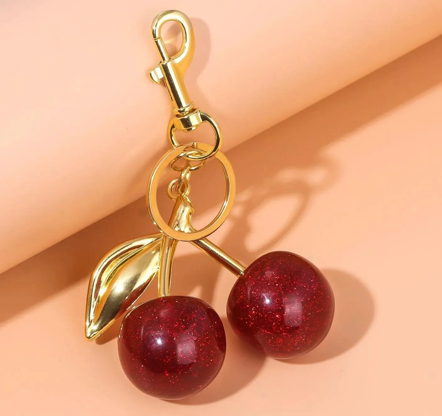 Cherry Bliss Keychain Bag Charm
