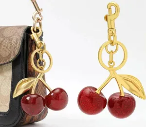 Cherry Bliss Keychain Bag Charm