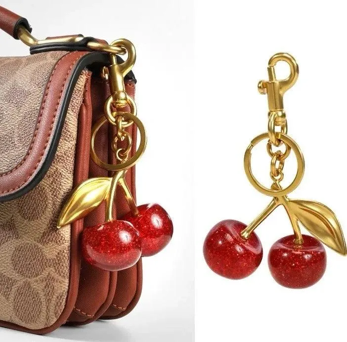 Cherry Bliss Keychain Bag Charm