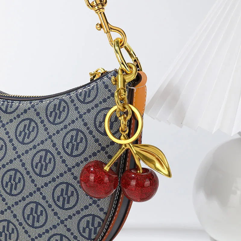 Cherry Charm Keychain