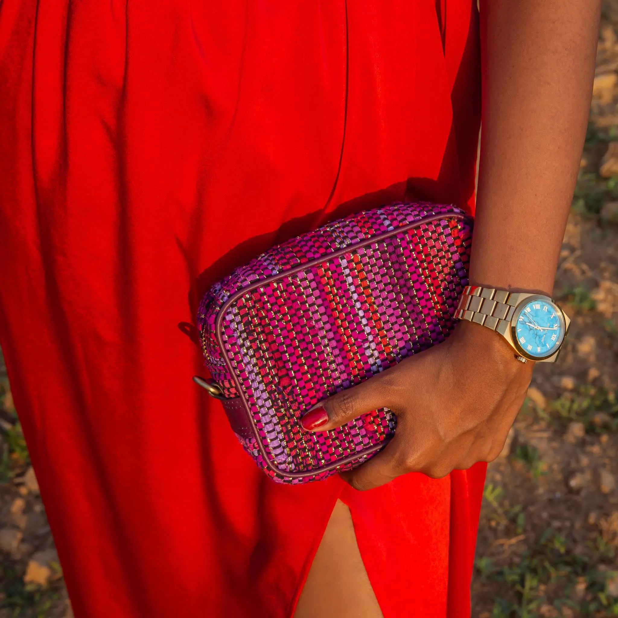 Chindi Boxy Sling - Galaxy Violet
