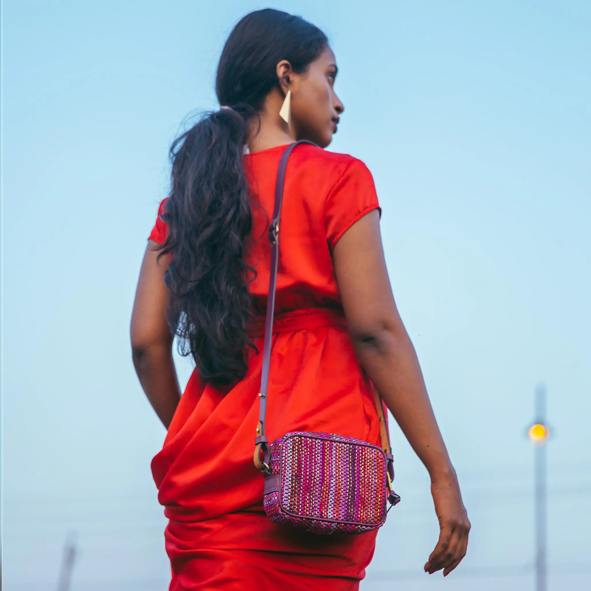 Chindi Boxy Sling - Galaxy Violet