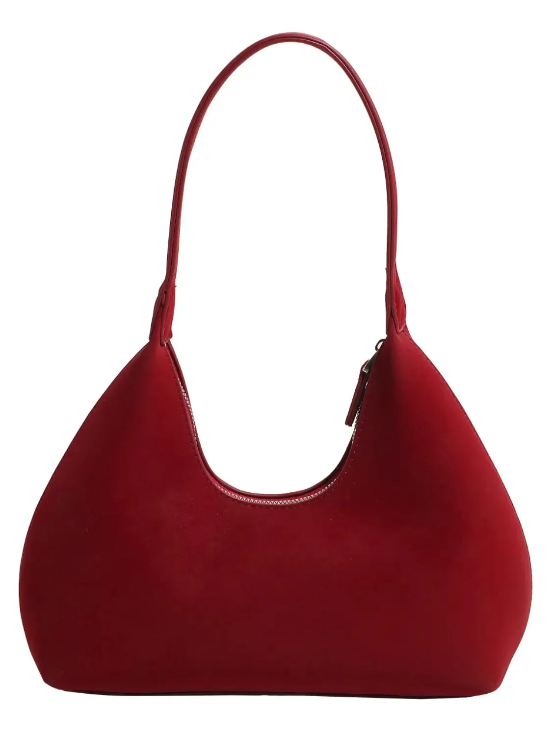 'Clara' Suede Hobo Style Shoulder Bag
