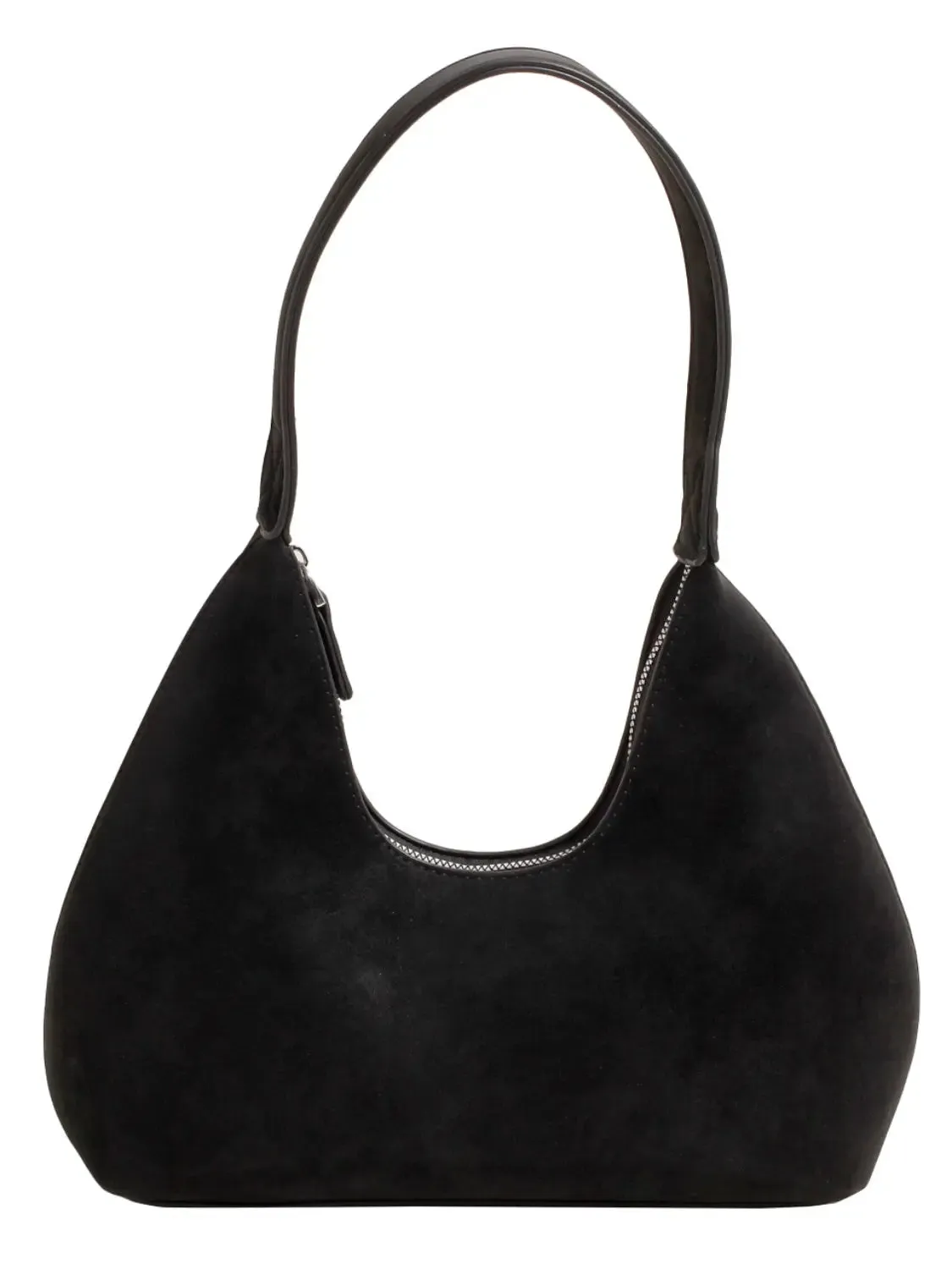 'Clara' Suede Hobo Style Shoulder Bag