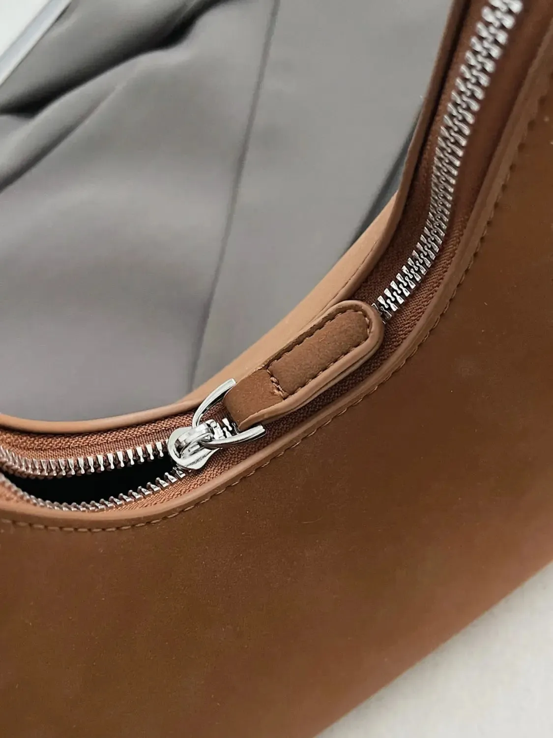 'Clara' Suede Hobo Style Shoulder Bag