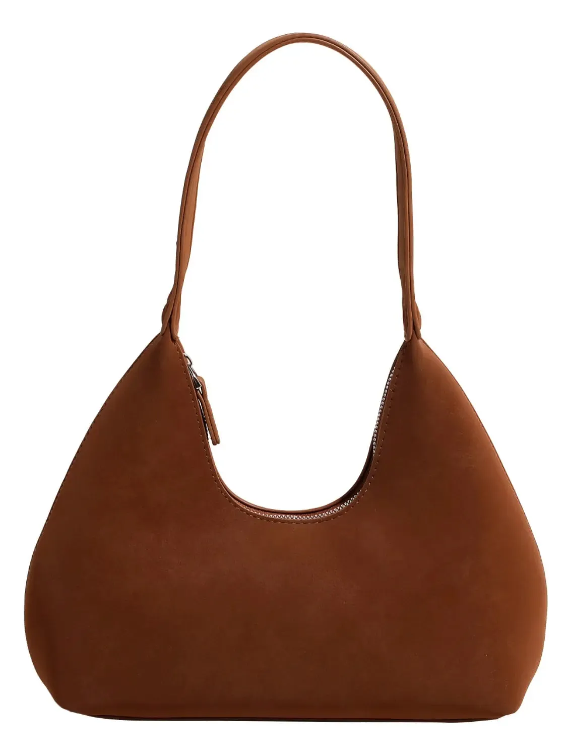'Clara' Suede Hobo Style Shoulder Bag