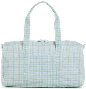 Classic Plaid Green Weekender Duffel Bag