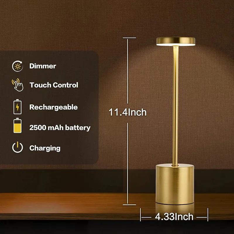 Classic USB Rechargeable Table Lamp - Stepless Dimming