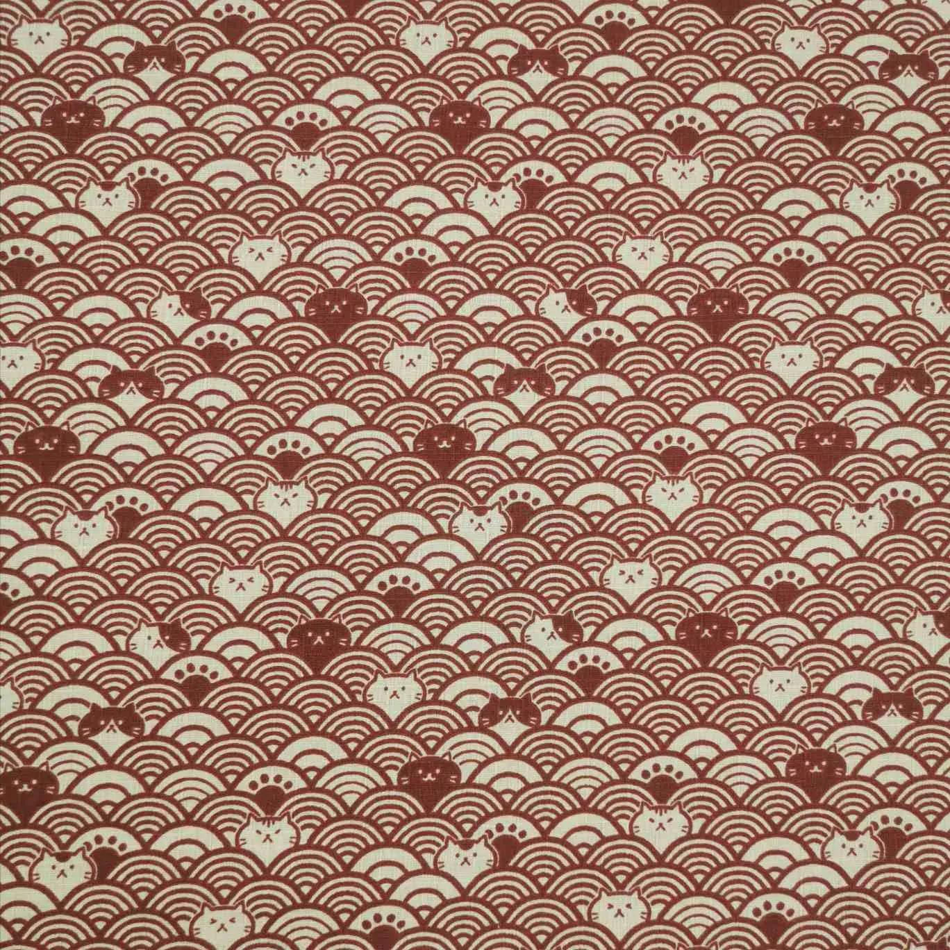 Cotton Dobby, Incognito Cats in Umber