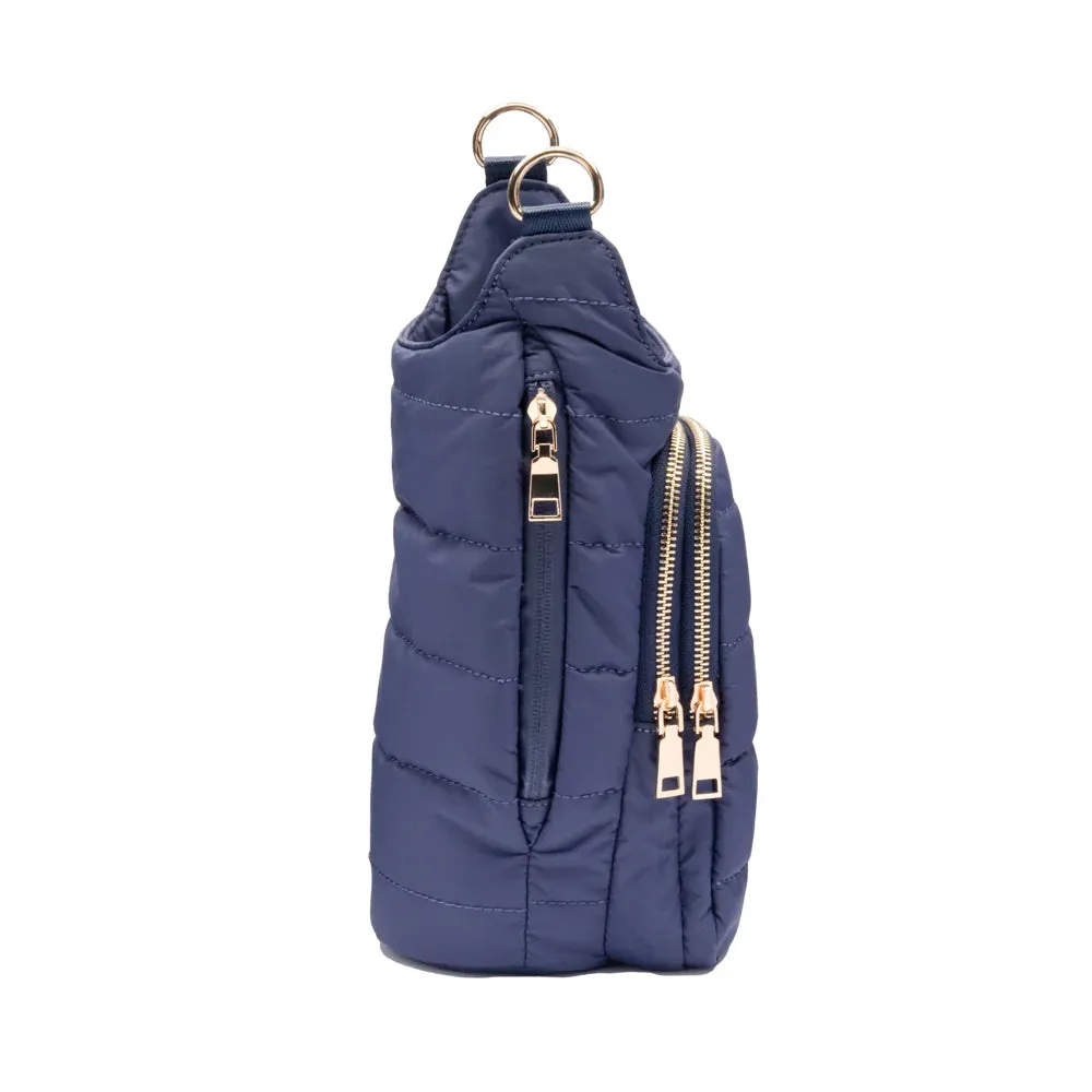 Crossbody Hydro Flask  Handle in Island Navy Blue Matte