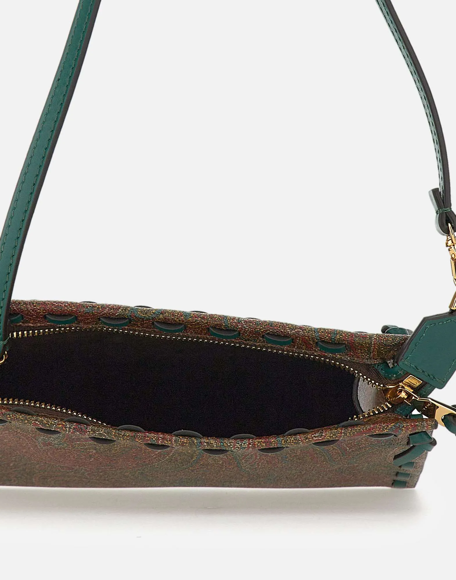 Etro Multicolour Paisley Jacquard Pouch Bag