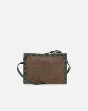 Etro Multicolour Paisley Jacquard Pouch Bag