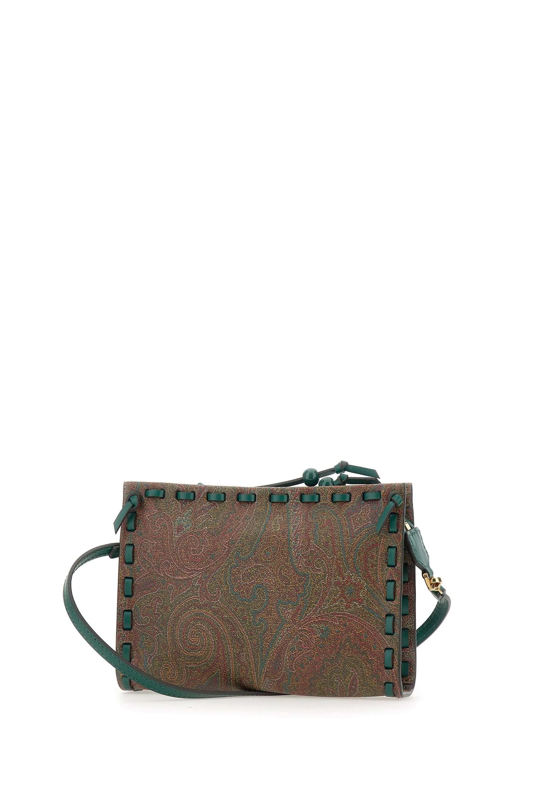 Etro Multicolour Paisley Jacquard Pouch Bag
