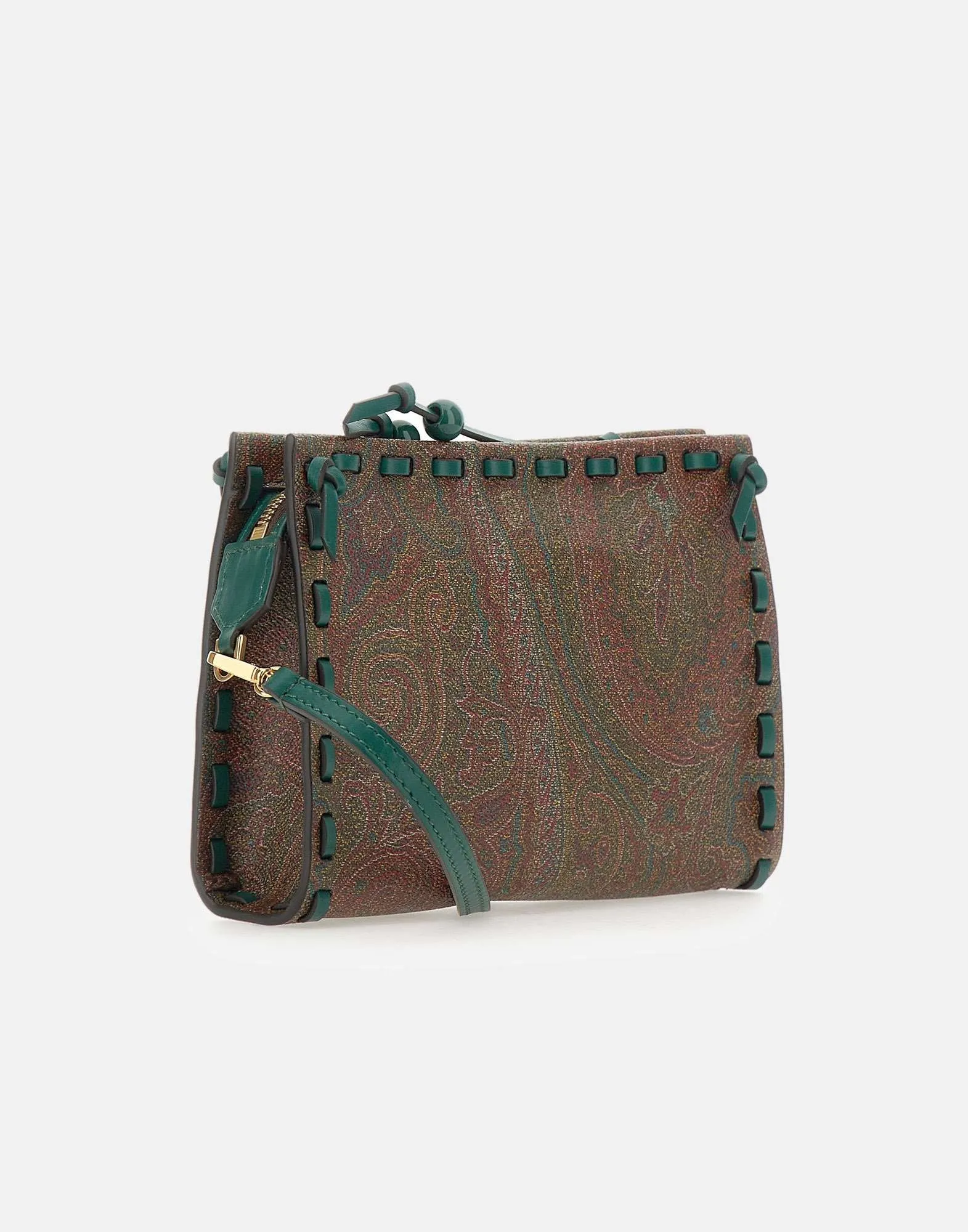 Etro Multicolour Paisley Jacquard Pouch Bag