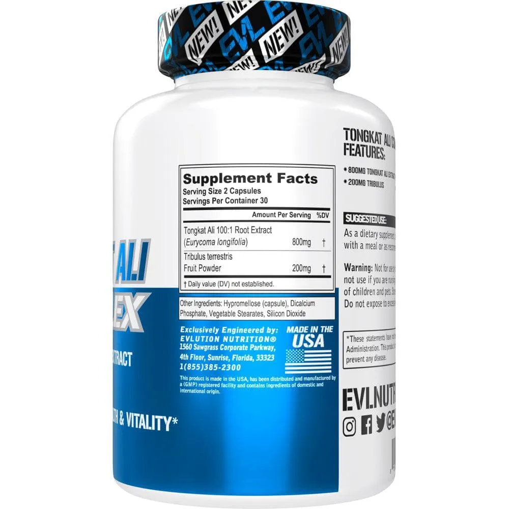 Evlution Nutrition Tongkat Ali Complex - 60 Capsules