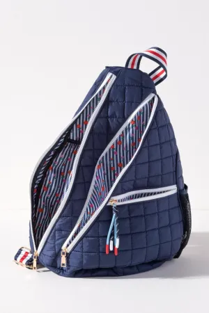 Ezra Sling Bag in Navy