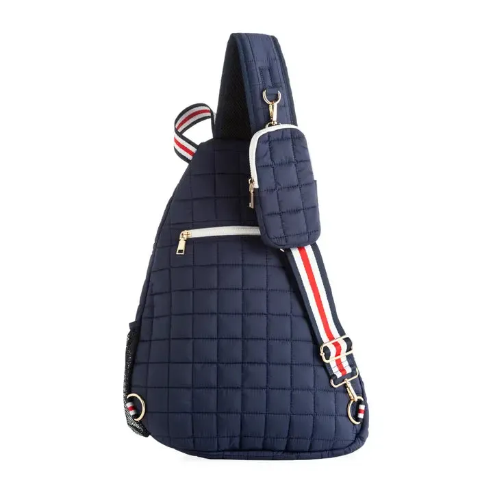 Ezra Sling Bag in Navy