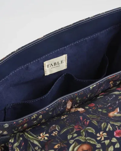 Fable England Wolf Garden Large Navy Backpack