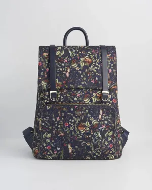 Fable England Wolf Garden Large Navy Backpack