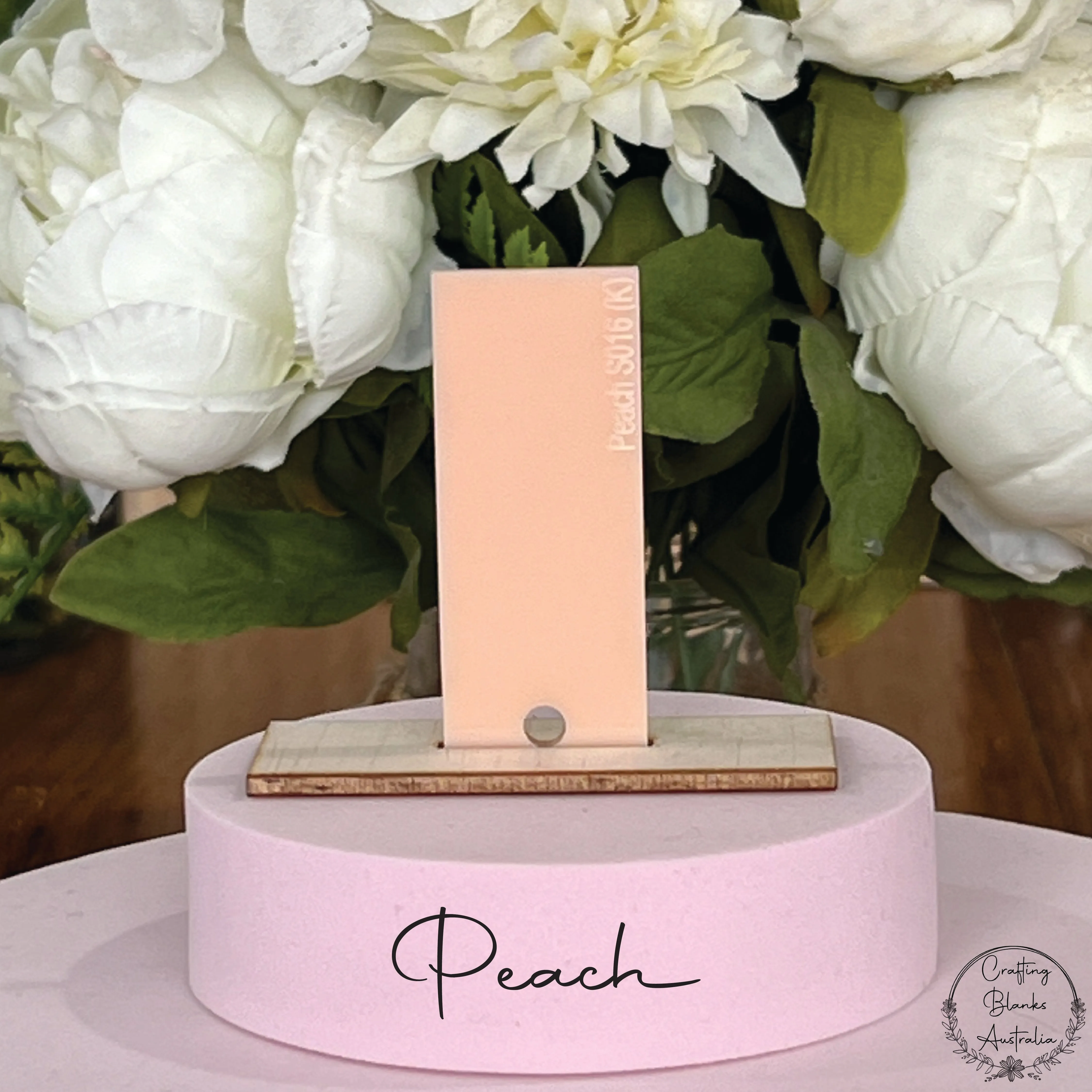 Flower • Blank Bag Tag • 65mm
