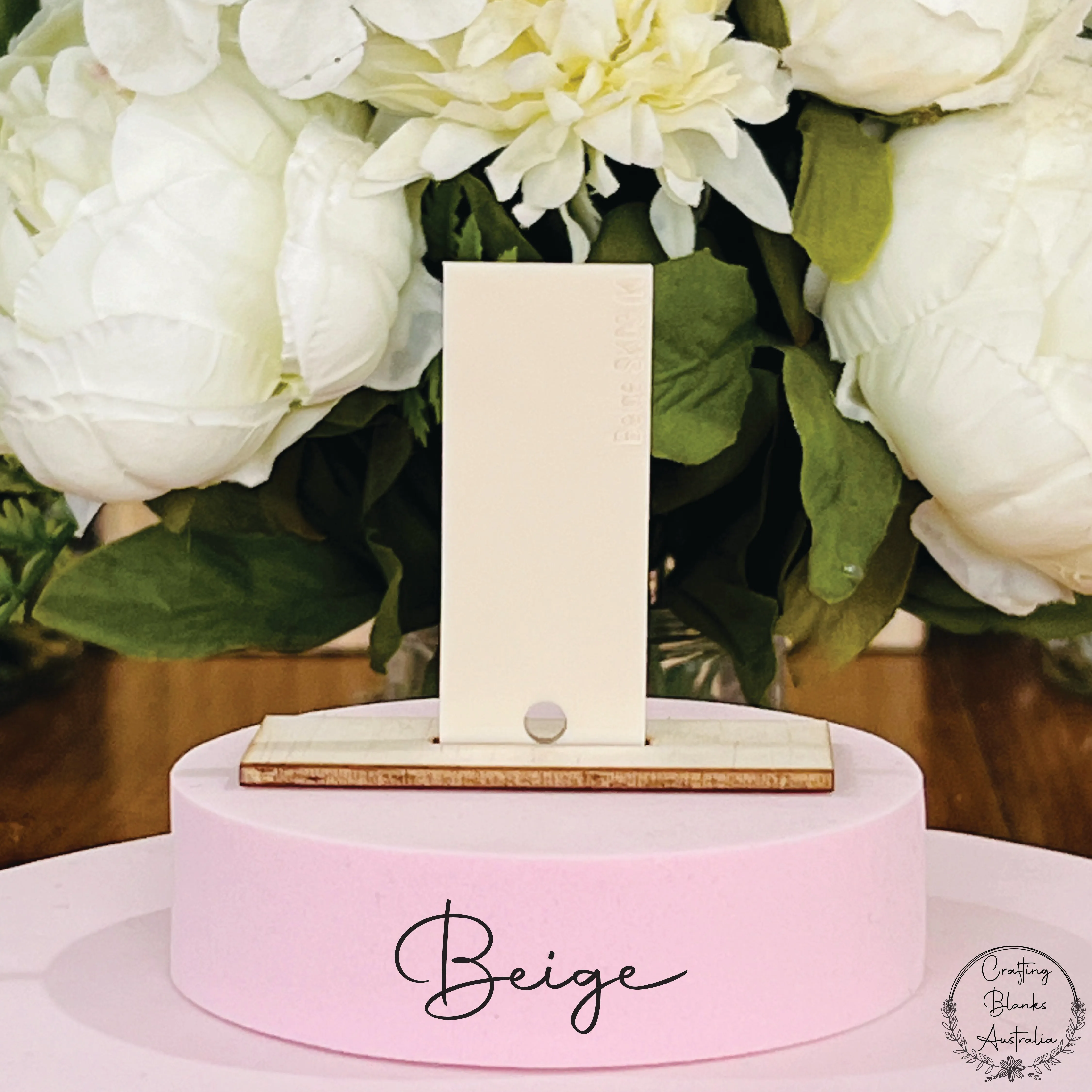 Flower • Blank Bag Tag • 65mm