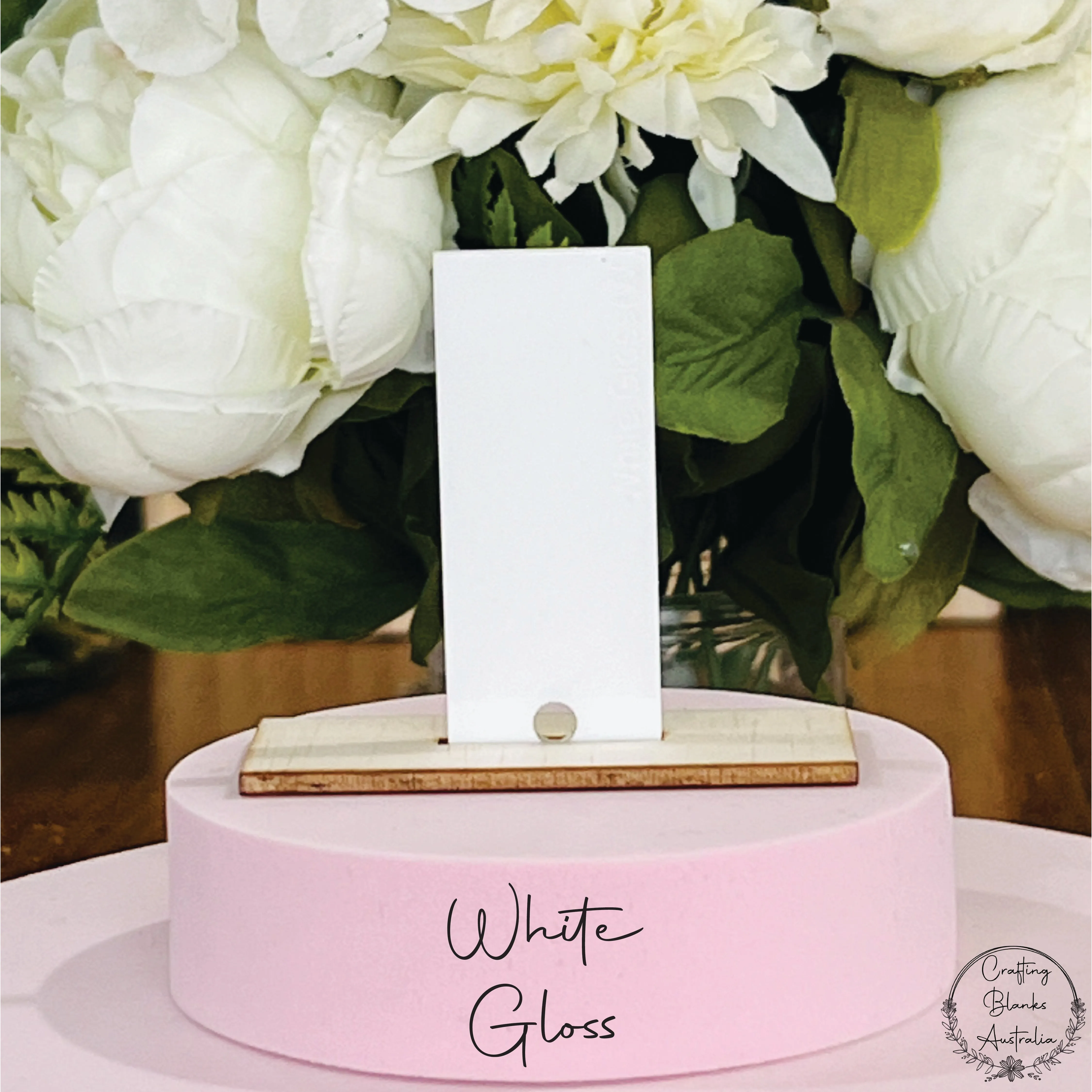 Flower • Blank Bag Tag • 65mm