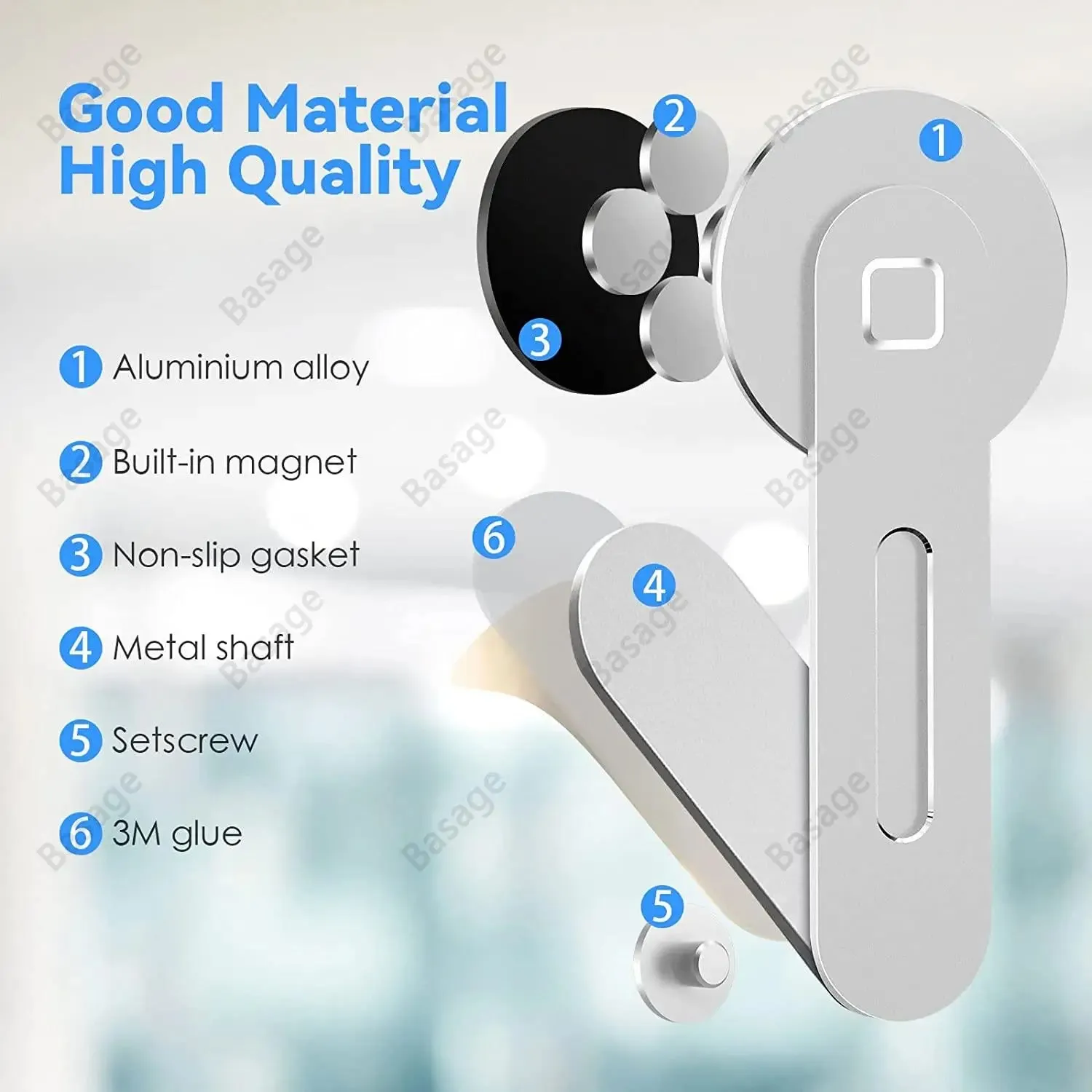 Foldable Magnetic Laptop Phone Holder