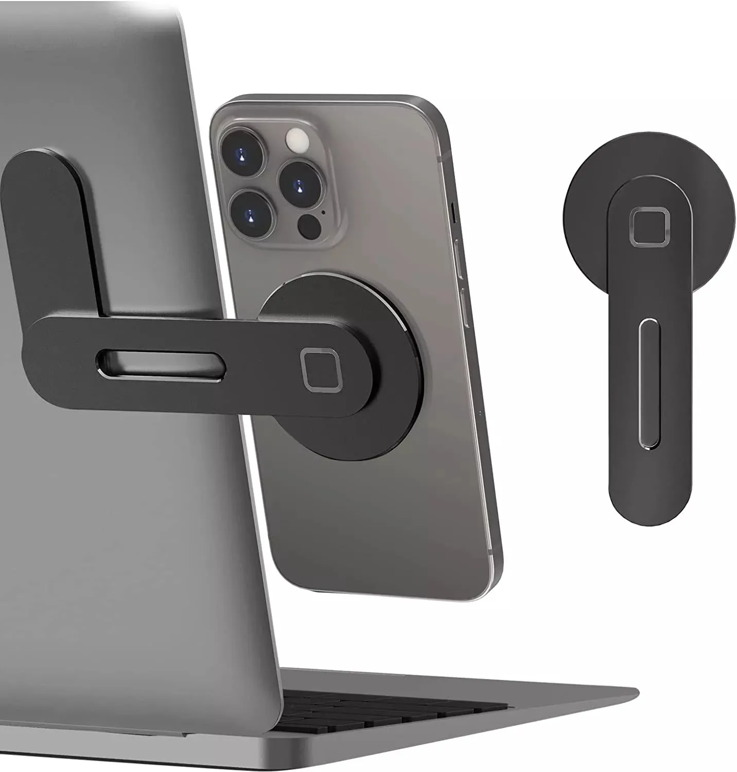 Foldable Magnetic Laptop Phone Holder