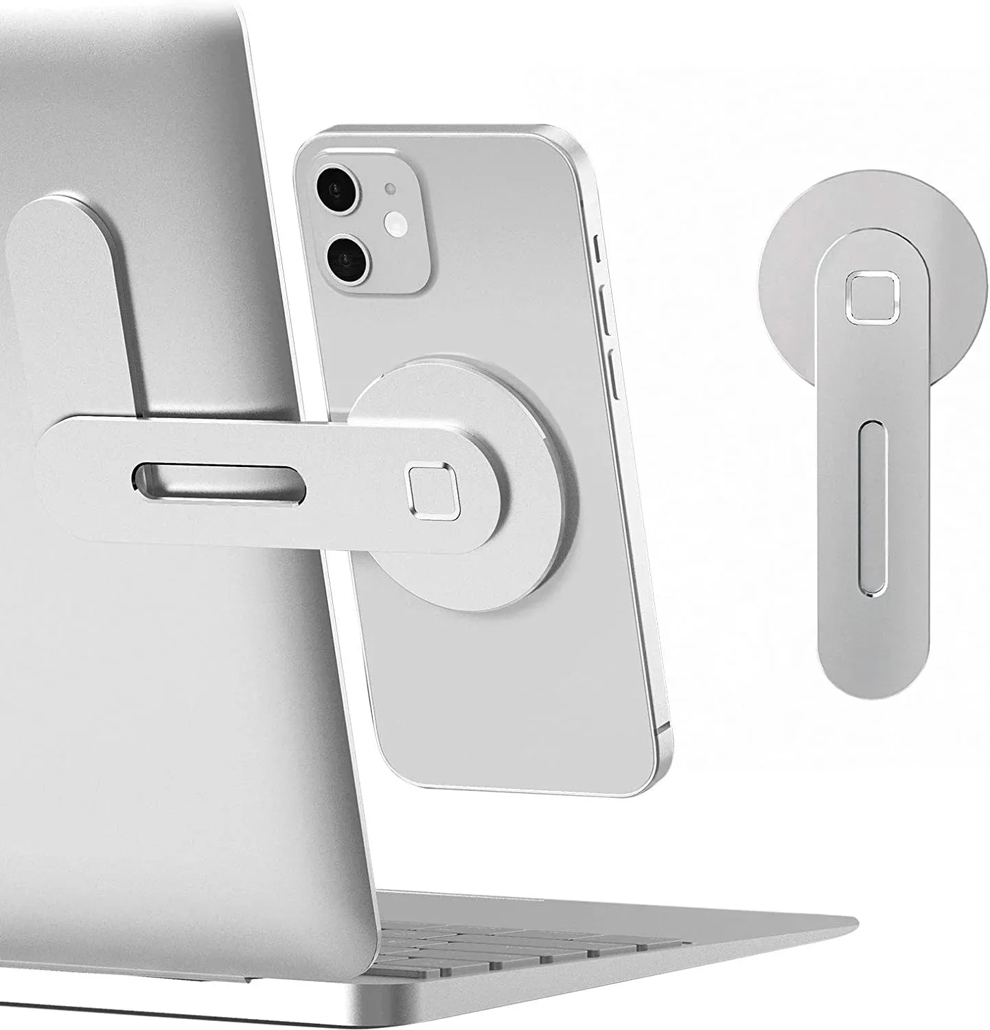 Foldable Magnetic Laptop Phone Holder