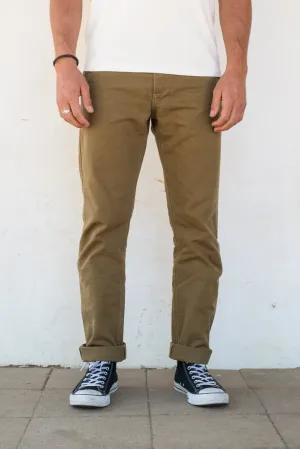 【Freenote】水洗重磅帆布軍褲 小麥色／14oz／Workers Chino Slim Fit Pants