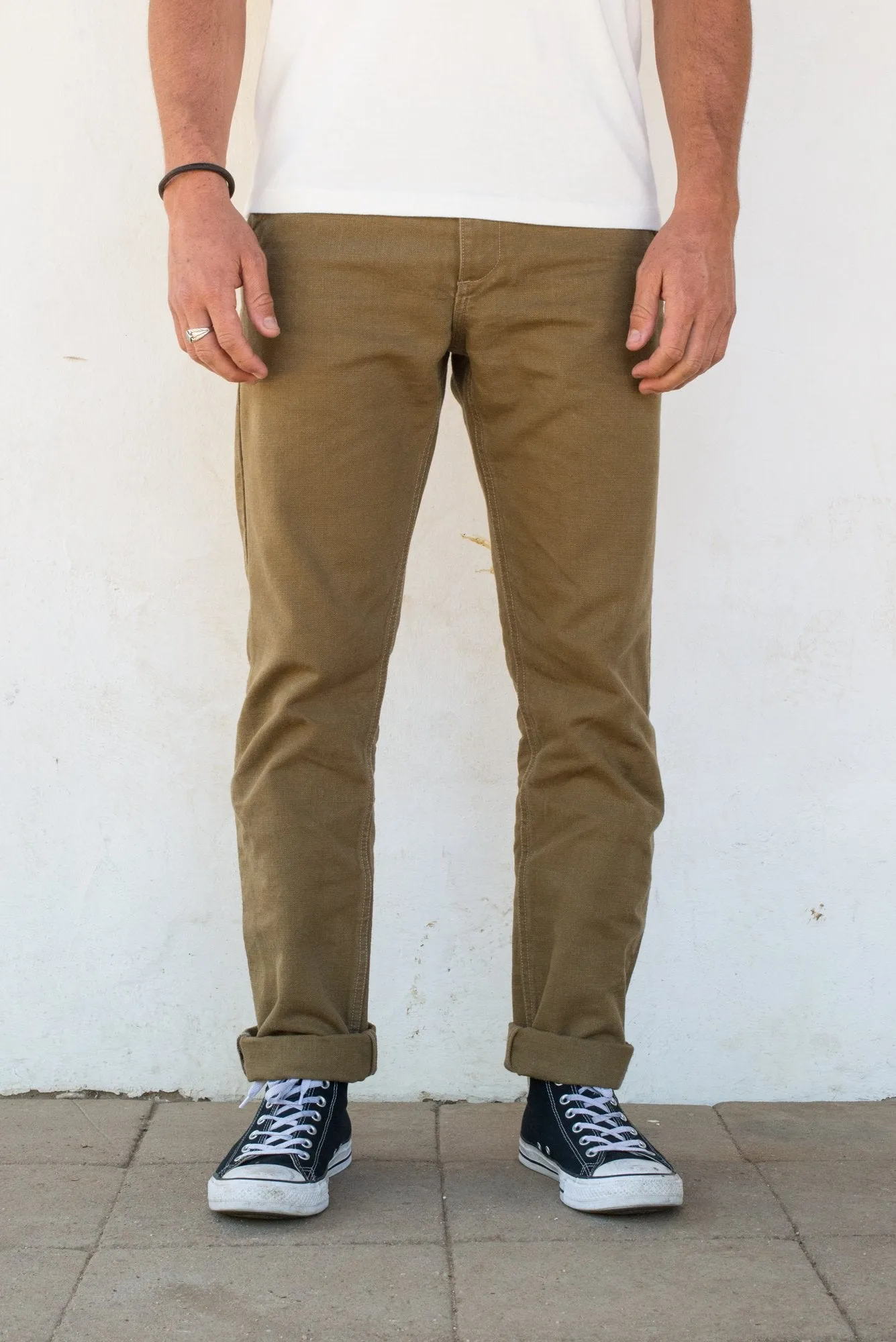 【Freenote】水洗重磅帆布軍褲 小麥色／14oz／Workers Chino Slim Fit Pants