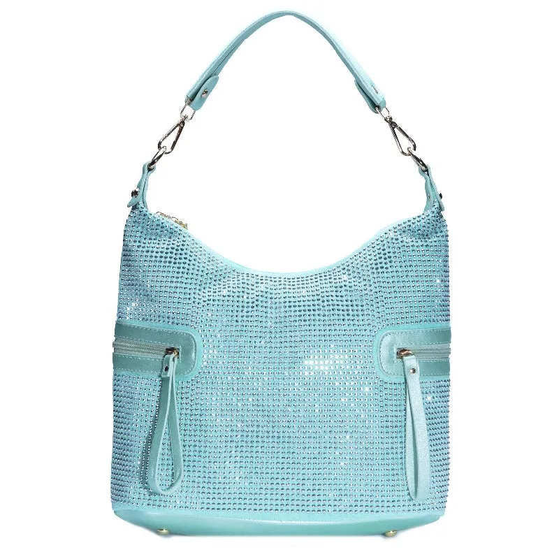 Freshen up rhinestone handbag
