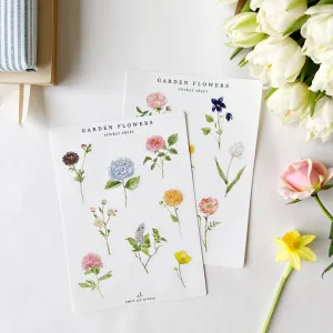 Garden Slowers Sticker Sheets by Emily Lex Studio