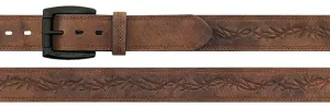 Gem Dandy 7554500 Berne - Barb Wire Western Belt in Brown