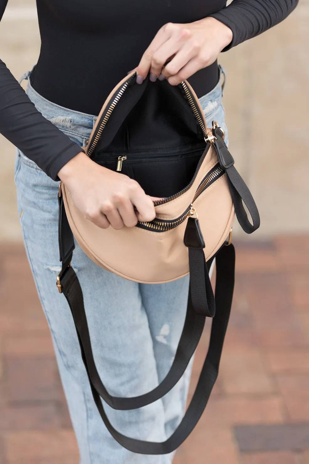 Gia Double Zip Bum Sling