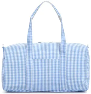 Gingham Sky Weekender Duffel Bag
