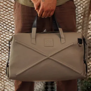 Grey Yoruba Duffle Bag