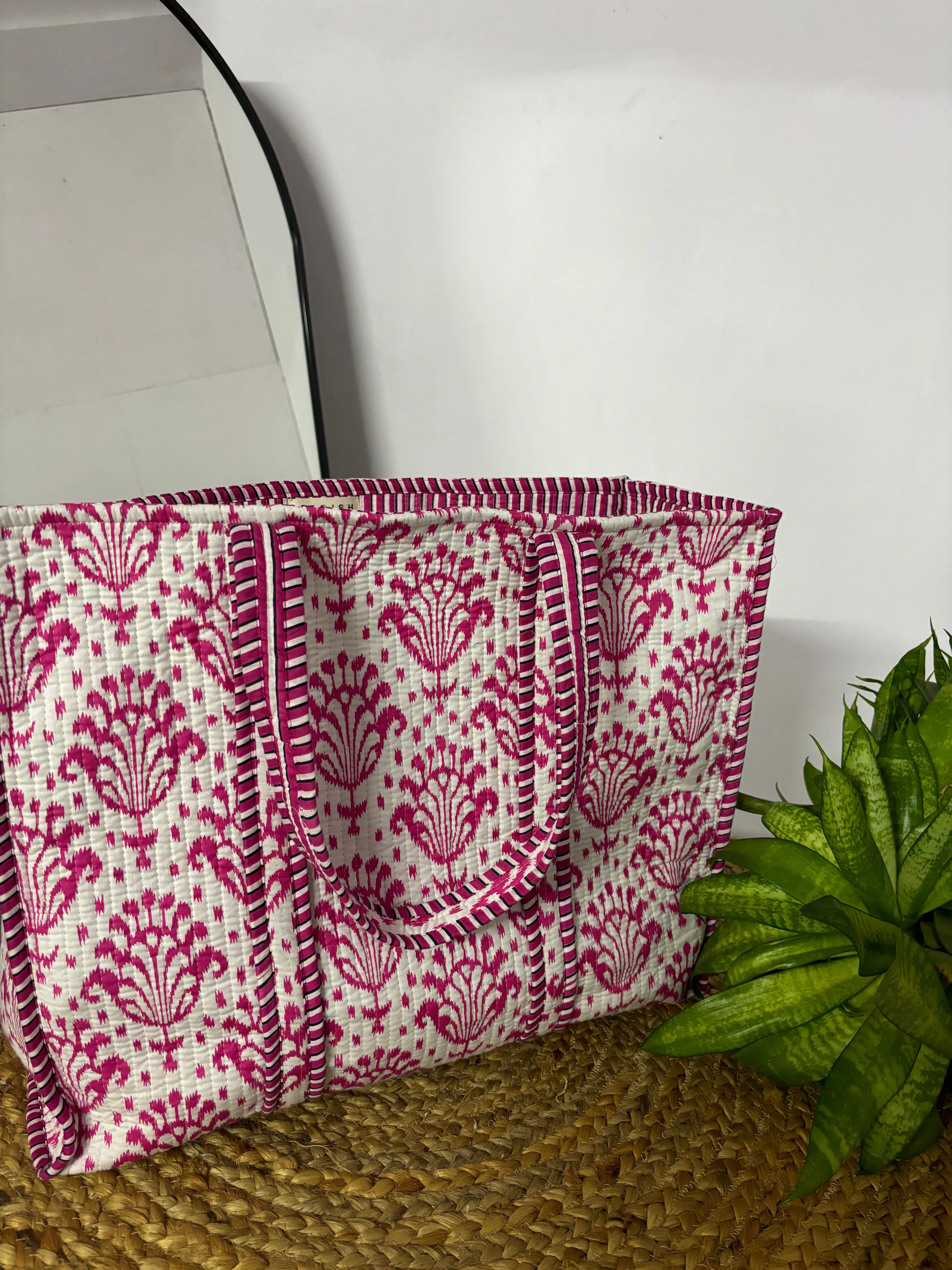 Handcrafted Reversible Tote Bag