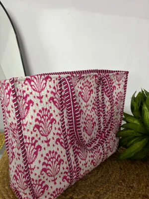 Handcrafted Reversible Tote Bag