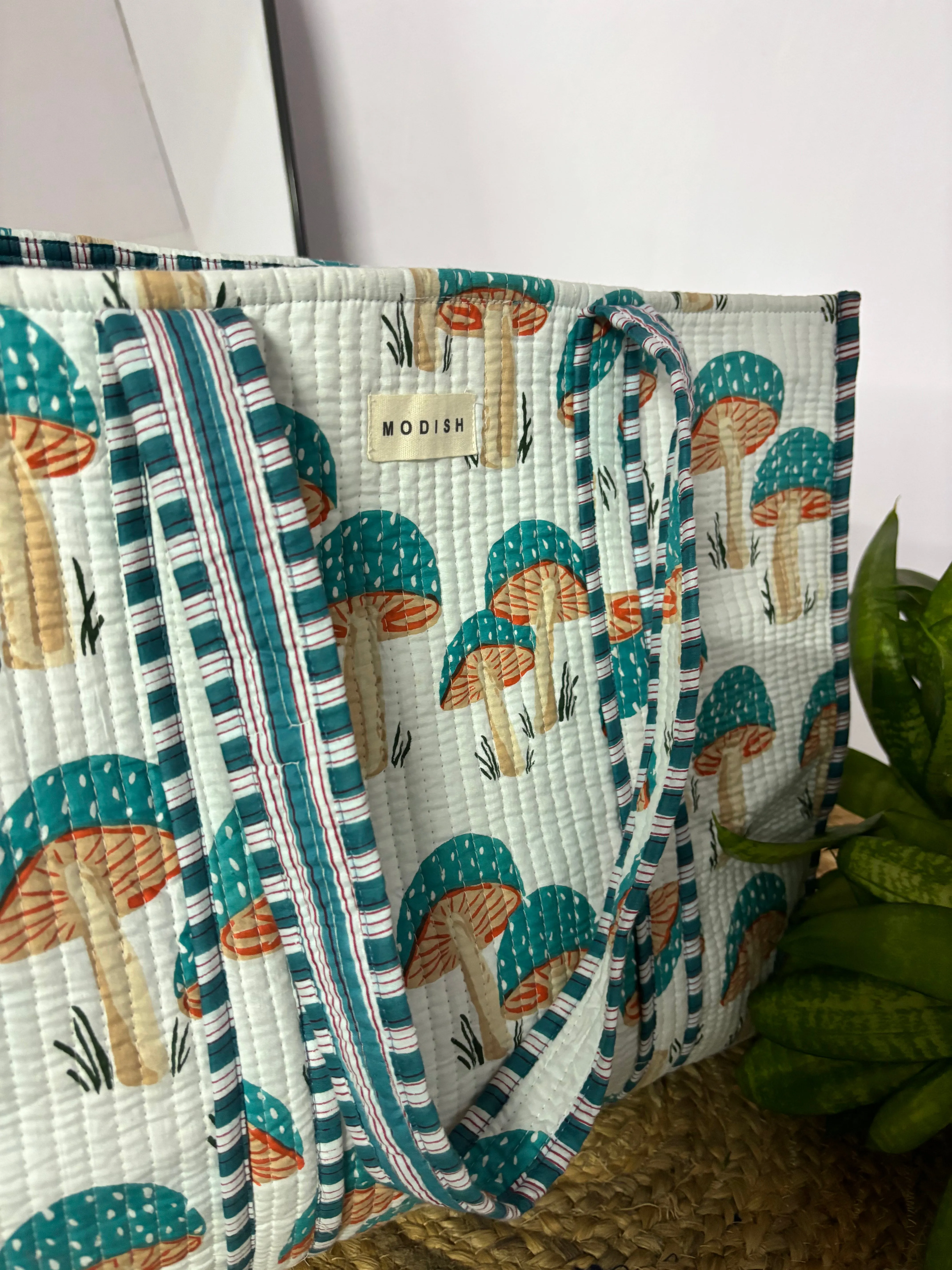 Handcrafted Reversible Tote Bag