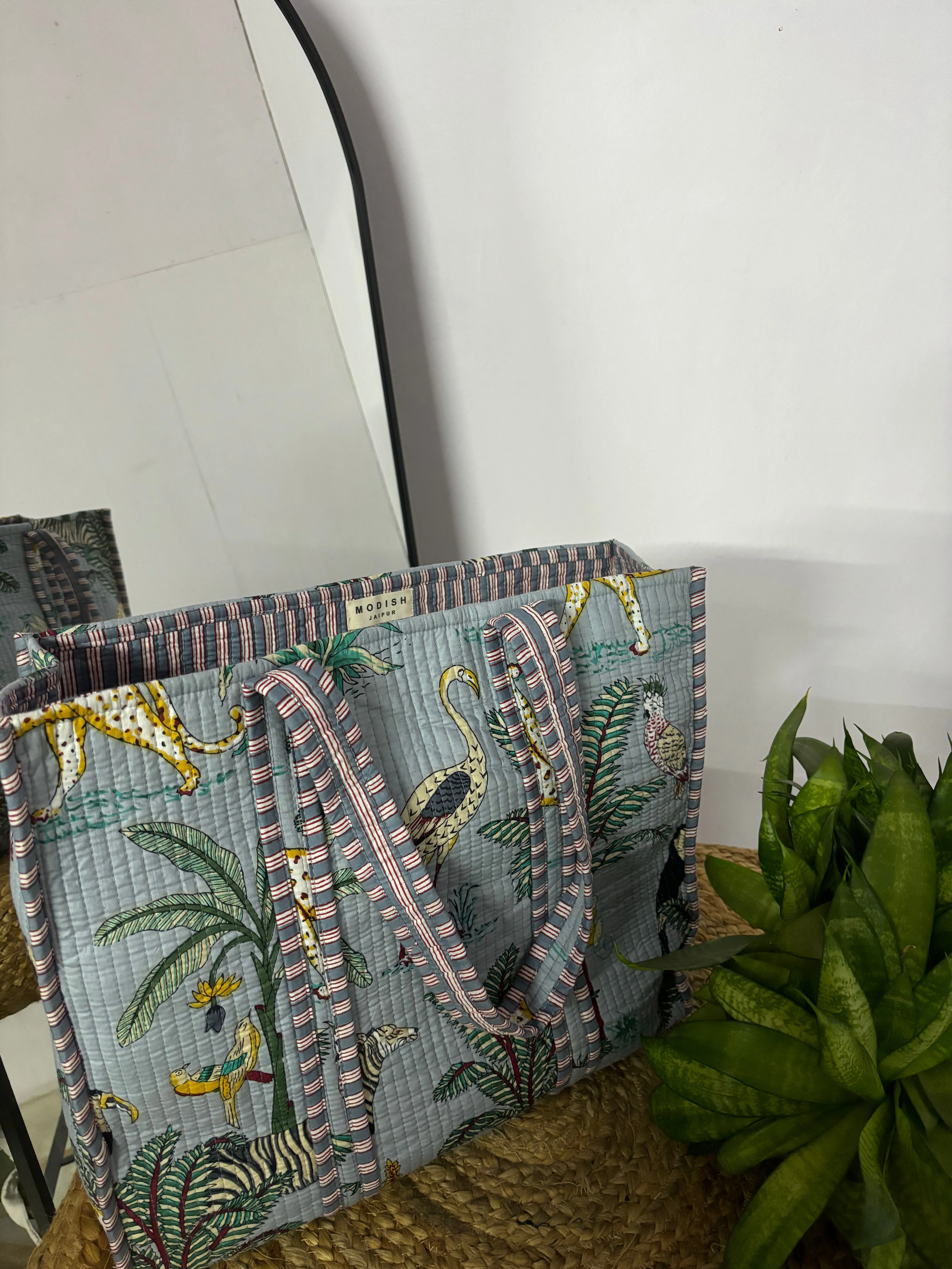 Handcrafted Reversible Tote Bag